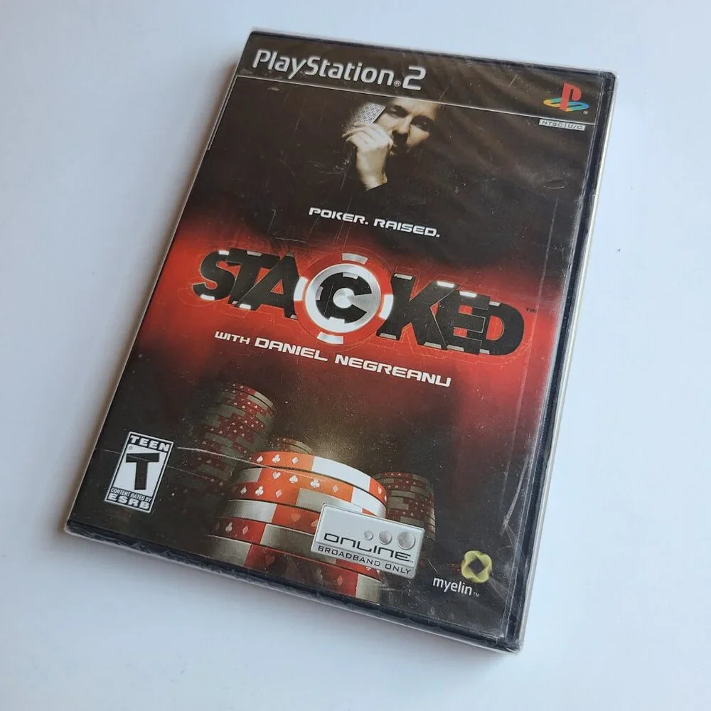 Stacked with Daniel Negreanu - Sony PS2 - New Sealed